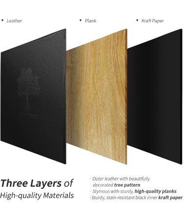 Photo Album 4 x 6 600 Pockets Photos  Black Leather Cover  Extra Large Capacity Wedding Baby Anniversary Valentines Picture Albums Holds 600 Horizontal and Vertical Photos Tree Pattern Album - Buy Online on GoSupps.com