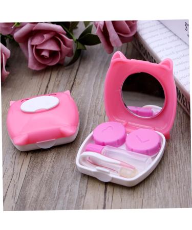 SOLUSTRE 2pcs Cute Lens Case Stylish Lens Storage Box for Safe Travel & Protection | International Shipping Available - Buy Online on GoSupps.com