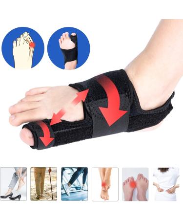 Entatial Bunion Corrector - 1pc Transpiration Hallux Valgus Corrector | Black SBR Foot Support for Comfort & Correction - Buy Online on GoSupps.com