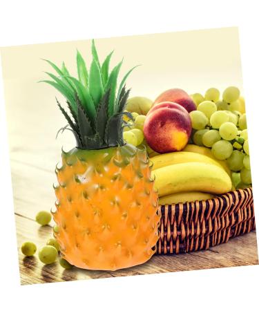 HOMSFOU Simulated Pineapple Ornaments Fake Fruit Model Succulent Decor Fake Fruit Decoration Pineapple Plant Light House Decorations for Home Fruit Shooting Prop Food Fake Apple Resin Orange 23X11X11CM - Buy Online on GoSupps.com