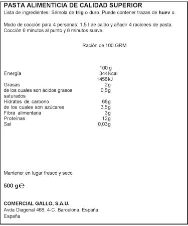 Gallo Fideo No2 - Buy Online on GoSupps.com