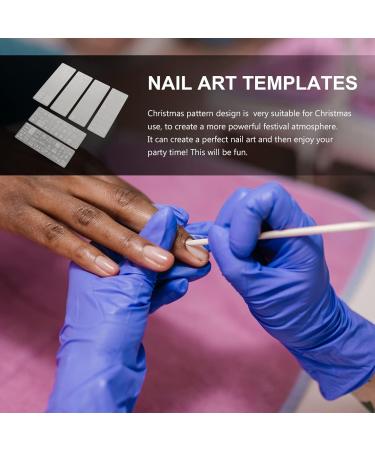 Shop Lurrose 6-Piece Christmas Nail Art Stamping Kit | Holiday Party DIY Supplies & Stamps - Buy Online on GoSupps.com