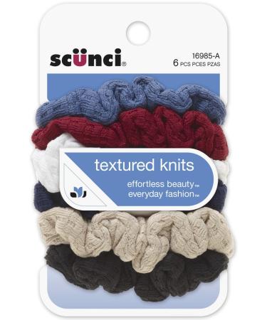 Scunci Effortless Beauty Mini Waffle Twisters 6 Count