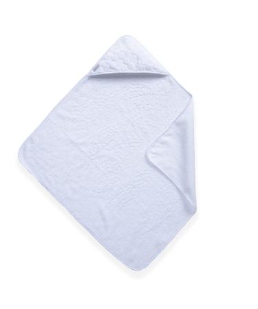 Clair de Lune | Marshmallow Hooded baby bath towel | 75 x 75 cm White | For Bath time | Super Soft Cotton/Terry Towelling |