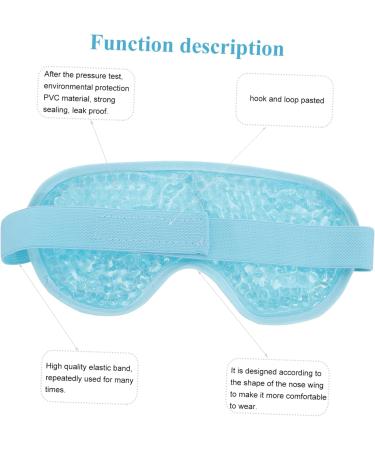 Beavorty 1pc Cold Compress Hot Compress Eye Mask Cooling Patch Eye Mask Eye Shades for Sleep Cooling Eye Compress Eye Pad Heat Eye Ice Eye Hot and Cold Compress Travel Ice Bag Blue 20X10X1CM - Buy Online on GoSupps.com