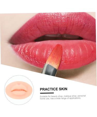 Lip Embroidery Mould D Detachable Beauty Mold Panel Silicone Makeup Fake for Eye Pad Training Skin 7.7x5cm As Shown - Buy Online on GoSupps.com