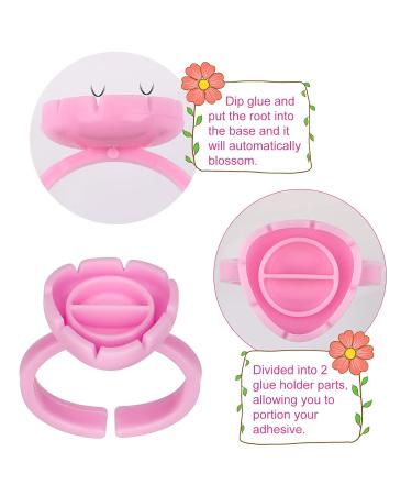 Savita 100 Disposable Adhesive Rings for Eyelash Extensions - Pink Glue Holder Cups - International Shipping Available - Buy Online on GoSupps.com