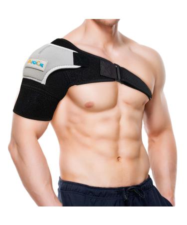 Shoulder Support shoulder Pain Relief Fits Both Right & Left one Size for all Adjustable Shoulder support Brace for Men Women Comfortable Shoulder support Rotator Cuff for Dislocated Joints