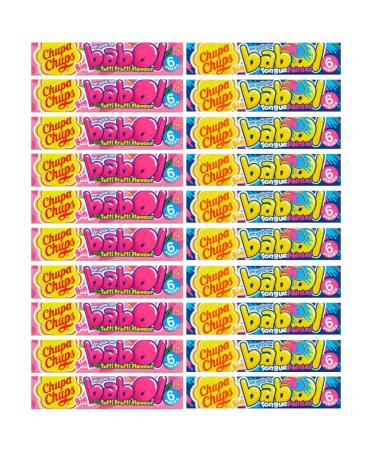 x20 Chupa Chups Big Babbol Tutti Fruitti And Tongue Painter 10 packs each