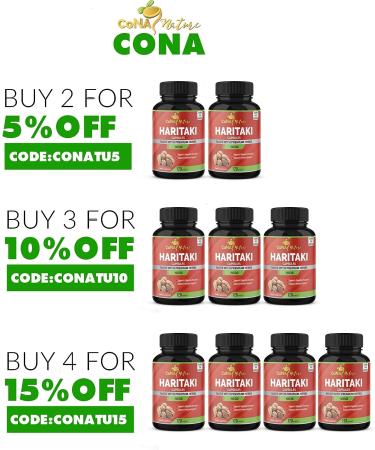 Organic India Haritaki Capsules 2250MG - Rejuvenation, Digestion Support, Non-GMO, Vegan - 120 Caps - Buy Online on GoSupps.com