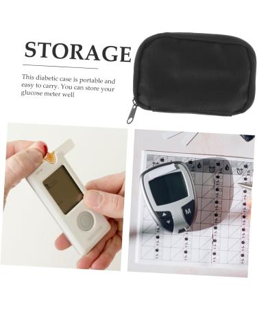 Healvian Zipper Case 2Pcs Blood Meter Storage Bag | Diabetic Supplies Meter Case | Convenient Diabetic Pouch | Zippered Storage Bags - Buy Online on GoSupps.com