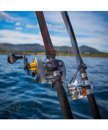 LOCOLO 10 Pieces Fishing Rod Cover Sock with Lanyard - Rod Sleeve for Fly, Casting, Sea Fishing Rods 6'-7 - Buy Online on GoSupps.com