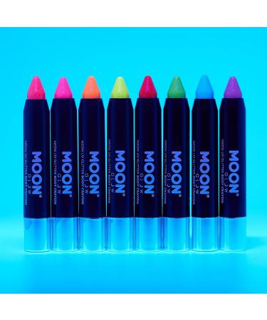 Neon UV Glitter Body Crayon - Hot Pink 3.5g Single by Moon Glow - Buy Online on GoSupps.com