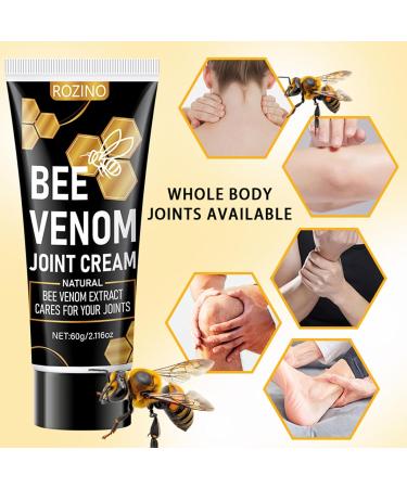 Bee Venom Joint Cream for Knees & Joints - Lightweight Moisturizing Cream for Dry Skin Fast Absorbing & Non-Greasy Formula - Supports Comfortable Movement (2.116OZ) 2.116 Ounce - Buy Online on GoSupps.com