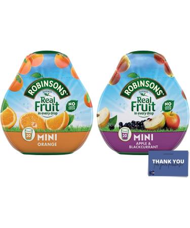 Robinsons Mini - Apple & Blackcurrant and Orange - No Added Sugar - Low Calorie 2 x 66ml - Buy Online on GoSupps.com