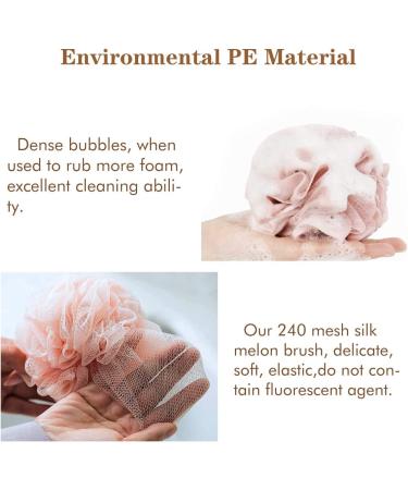 Shower Loofah Bath Sponge Set with Back Scrubber and Shower Brush - Body Exfoliating Spa Set for Men & Women - Blue & Pink 2 Piece - Buy Online on GoSupps.com