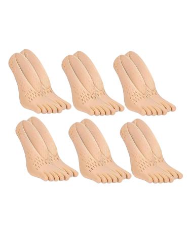 2023 New Ergoic Anti-Bunions Health Sock 5Pair Orthoes Bunion Socks Sock Align Toe Socks for Bunion (Apricot)