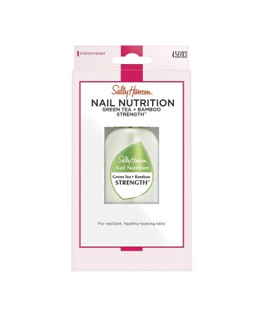 Sally Hansen Green Tea + Bamboo Nail Strengthener 0.45 oz - Nail Nutrition for Stronger Nails - Buy Online on GoSupps.com