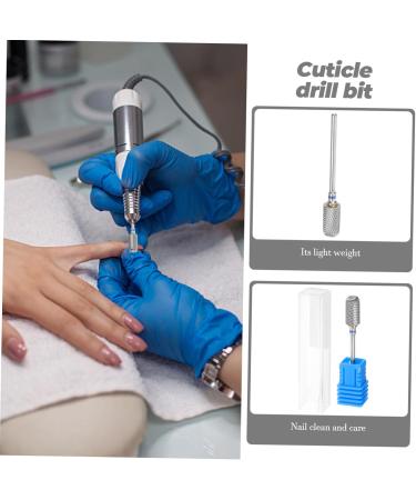 minkissy Cuticle Manicure Drill Bits Acrylic Nail Drill Bits Cuticle Cleaner Drill Bit Tungsten Nail Drill Safety Bits for Nail Drill Manicure Nail Bit Tungsten Steel Nail Clippers - Buy Online on GoSupps.com