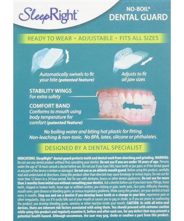 SleepRight Secure-Comfort Dental Guard | Teeth Grinding Prevention Mouth Guard - Buy Online on GoSupps.com