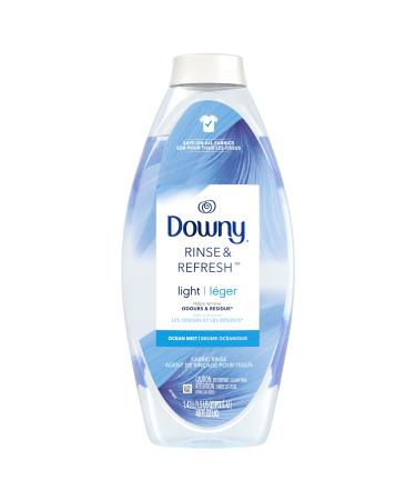Downy Rinse & Refresh Laundry Odour Remover and Fabric Softener Ocean Mist 1.43 L Safe On All Fabrics HE Compatible