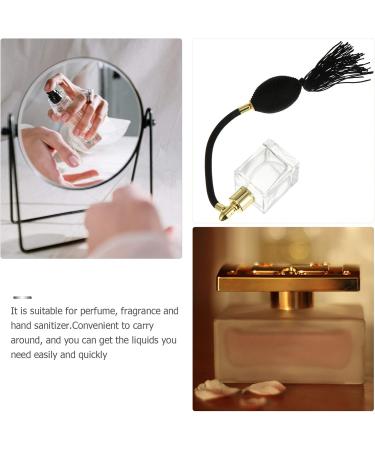 POPETPOP 1pc Perfume Bottle Roller Essentials Tube Women Perfume Bottle Container Perfume Liquid Lids Hair Soap Refillable Perfume Spray Mini Sample Travel Glass Suite Multipurpose 9X4X3.5cm Black - Buy Online on GoSupps.com