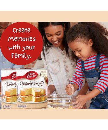 Velvety Vanilla Betty Crocker Cakes Mix 425g x2 - Buy Online on GoSupps.com