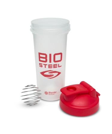 BioSteel Shaker Cup with Wire Whisk Blender Ball Leak-Proof Design BPA-Free Plastic 24 Ounce