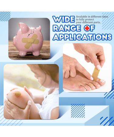 Assorted Flexible Fabric Adhesive Bandages Variety Pack - 300 Pieces - Buy Online on GoSupps.com