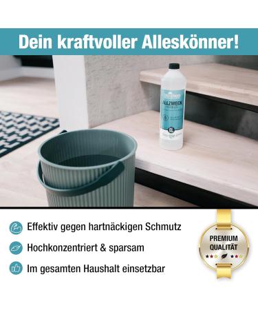Bio-Chem All-Purpose Clean Concentrate Powerful 3x1000ml Multi-Clean Strength Cleaner for Kitchen Bathroom & Home Hygiene - Buy Online on GoSupps.com