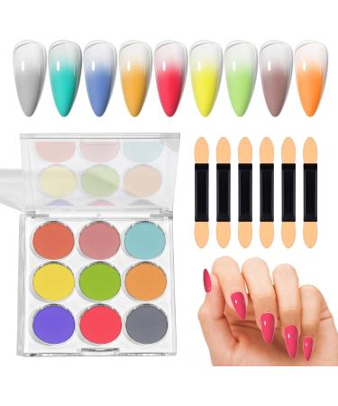 Poudre Scintillante Pour Ongles | Finition Miroir Arc-En- Poudre pour Ongles | D coration Arc-en-D grad Brillante DIY pour P ques Halloween No l CF01 - Buy Online on GoSupps.com
