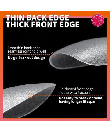 300Pcs Short Almond Nail Tips for Nail Extension - Full Cover Soft Gel Fake Nails with Stand - Buy Online on GoSupps.com