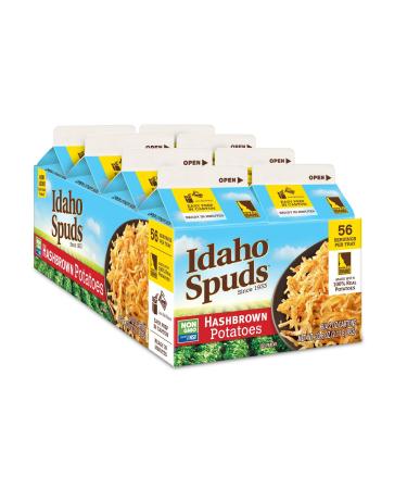 Idaho Spuds Real Potato, Gluten Free, Hashbrowns 4.2oz (32 Pack)