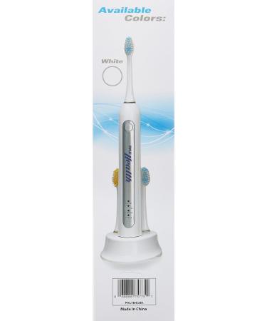 Buy Pyle Health Ultrasonic Rechargeable Electric Toothbrush - 3 Modes Timer 2 Brush Heads - Ideal for Kids Teens & Adults - PHLTB41BK - Buy Online on GoSupps.com