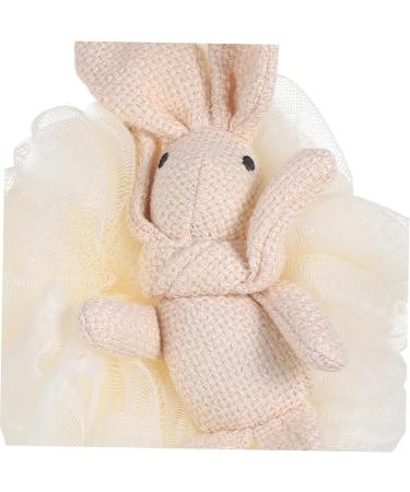 Angoily Bath Mesh Sponge Bath Loofah Bathroom Supply Exfoliating Loofah Cleaning Loofah Adorable Bath Balls Loofah Sponge Bathing Accessory Mesh Bath Household Pe Pink Child Wishing Rabbit - Buy Online on GoSupps.com