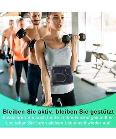 Buy Hongjing XL Back Support Belt for Lower Back Pain Relief | 7 Struts Breathable Design Sciatic Pain Relief - Heavy Lifting | Iron Gray (125-150cm) - Buy Online on GoSupps.com