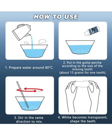 Buy Miioto Provisional Dentures - Temporary Dental Repair Kit for Missing Tooth | International Shipping Available - Buy Online on GoSupps.com