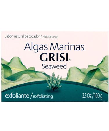 Grisi Seaweed Soap 6-Pack - Cleansing and Exfoliating Soap with Seaweed for Pore Unclogging, Circulation Stimulation, and Toxin Elimination - 3.5 Oz Each - Buy Online on GoSupps.com