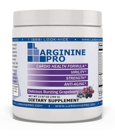 L-arginine Pro, L-arginine Supplement - 5,500mg of L-arginine Plus 1,100mg L-Citrulline Grapeberry 13.97 Ounce (Pack of 1)