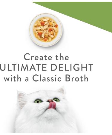 Fancy Feast Classic Broths Cat Food Complement Chicken & Vegetables - 40 g Pouch (16 Pack) Classic Chicken & Vegetables 16 - Buy Online on GoSupps.com