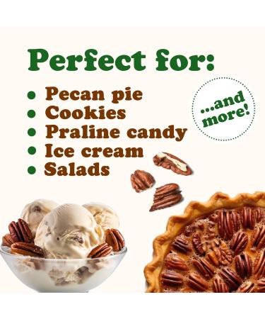 Buy Food to Live Organic Pecan Pieces - 1.5 lbs Raw Chopped Pecans Non-GMO Vegan Keto-Friendly Kosher - Bulk Nuts for Healthy Snacking - Buy Online on GoSupps.com
