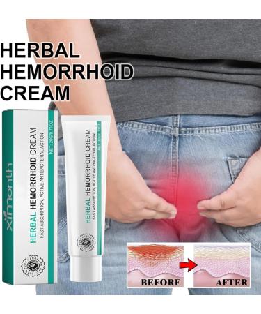 Hemorrhoid Cream Herbal Hemorrhoids Cream for Men and Women 20g (3pcs) - Buy Online on GoSupps.com