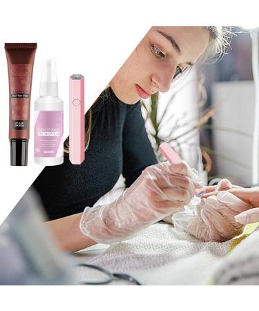 Solid Gel Nail Glue Strong Gel Nail Glue | Effective strong glue for nail tips | Pressure-activated nail remover spray soft and strong gel nail glue for false nails - Buy Online on GoSupps.com