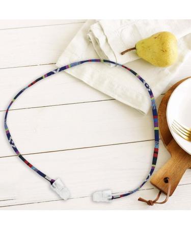 Gralara Napkin Clip & Bib Holder - Light Napkin Chains for Adults & Kids | Travel & Restaurant Use - Blue Fastening Clips - Buy Online on GoSupps.com