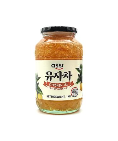 Assi Yuzu Tea | Korean Lemon Tea | Yuza Yuju Tea for tea or as a spread gluten-free (1 x 1kg) - Buy Online on GoSupps.com