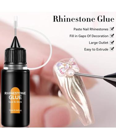 10ml Nail Charm Glue - Nail Fill Gel Long-Lasting Professional 3D Nail Gel for Stickers Beads Pendants UV Lamp Compatible | Women Girls - Buy Online on GoSupps.com