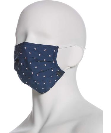 Perry Ellis Standard Reusable Pleated Woven Fabric Face Masks - 3 Summer Prints, Pack of 3, Assorted Colors - 3 Count - Buy Online on GoSupps.com