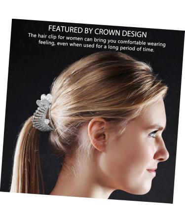 minkissy hairpin rhinestone barrettes pearl hair clips korean hair accessories rhinestone hair accessory minimalist hair clip ponytail buckles ponytail cuff high ponytail holder Metal Miss - Buy Online on GoSupps.com