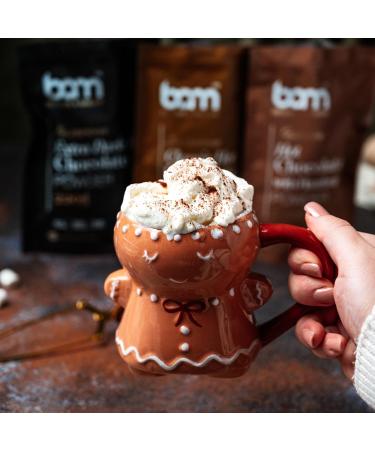 BAM M lange en poudre pour boisson luxueux pour chocolat chaud aux noisettes 220 g 7 portions - Buy Online on GoSupps.com
