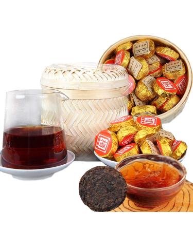 500g Pi ces de Monnaie Th Puerh Chine Original Bon Th Puerh Naturel et Organique Th Pu'er sans Additifs Portable Th Pu-Erh